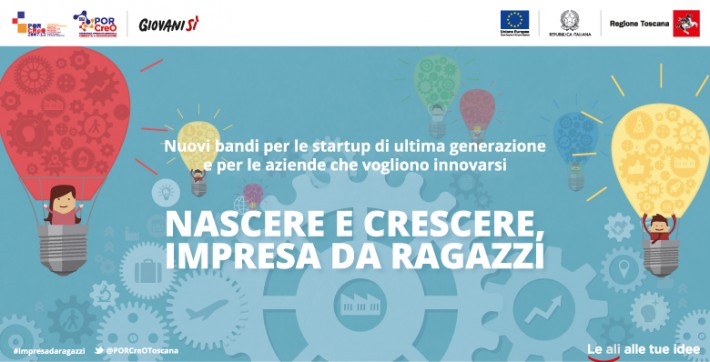 "Nascere e crescere, Impresa da ragazzi": i bandi per finanziare l'impresa giovane 
