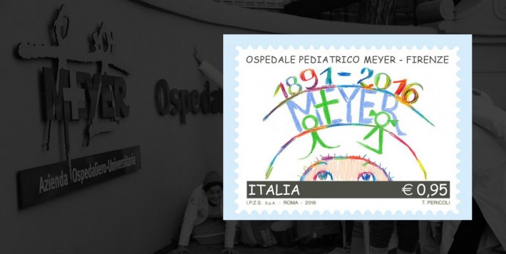 Un francobollo speciale per i 125 anni dell'ospedale Meyer