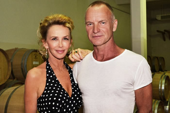 Sting opens up his Tuscan villa